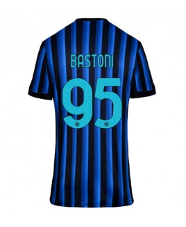 Günstige Inter Milan Alessandro Bastoni #95 Heimtrikot Damen 2025-26 Kurzarm